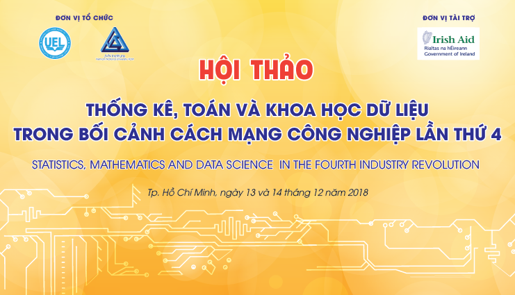 Thư mời tham dự Hội thảo "Thống kê, Toán và Khoa học dữ liệu trong bối cảnh cách mạng công nghiệp lần thứ 4"