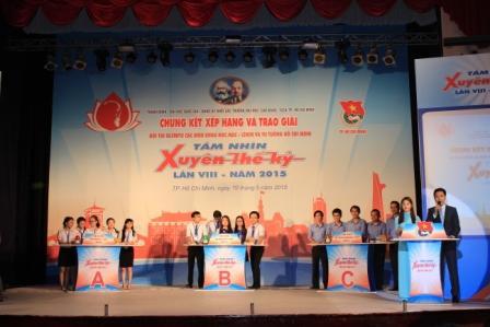 Đội tuyển Olympic Mác - Lênin UEL đoạt giải Ba hội thi "Tầm nhìn xuyên thế kỷ" lần VIII - Năm 2015.