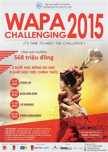 Cuộc thi WAPA CHALLENGING lần III - Năm 2015