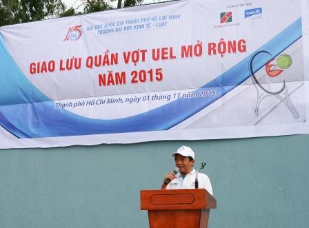 Giải quần vợt mở rộng Trường Đại học Kinh tế - Luật lần thứ I - năm 2015.