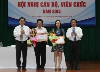 Hội nghị Cán bộ viên chức năm 2015 Trường ĐH Kinh tế - Luật.