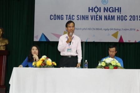 Hội nghị Công tác sinh viên năm học 2015 - 2016