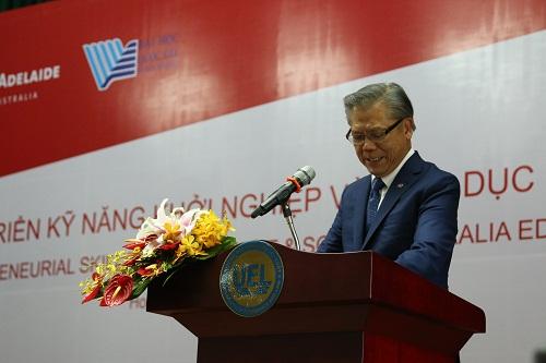 Chương trình giao lưu "Entrepreneurial Skills Development and South Australia Education" với sự tham gia của Thống đốc và Thủ hiến bang Nam Úc