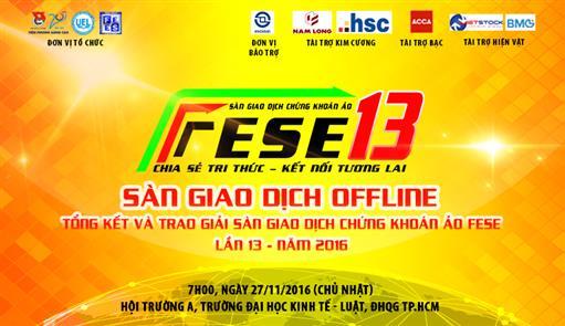 Hấp dẫn chung kết Sàn giao dịch chứng khoán ảo FESE 13 - năm 2016