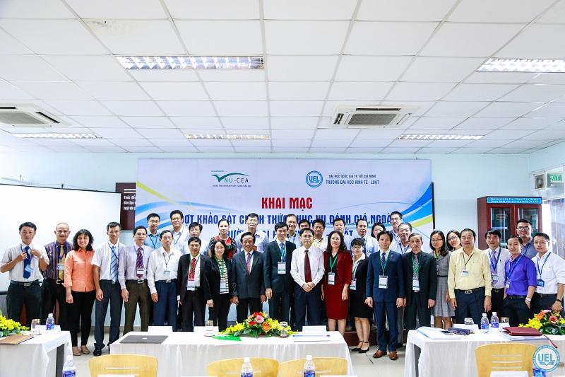 Khai mạc đợt khảo sát chính thức phục vụ đánh giá ngoài trường Đại học Kinh tế - Luật