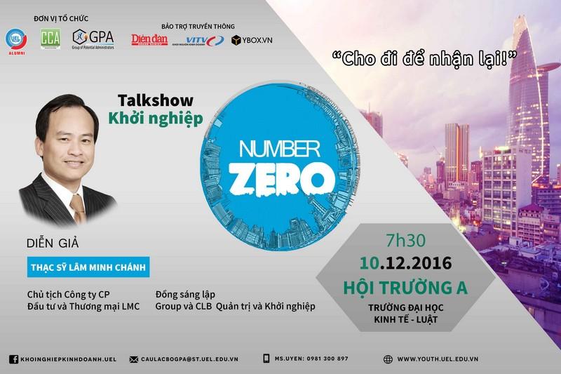 [UEL-ALUMNI] Talkshow Khởi nghiệp với chủ đề NUMBER ZERO