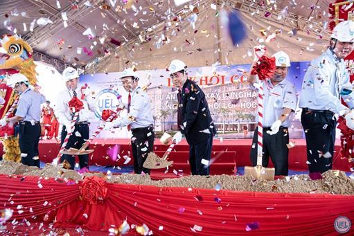 Trường Đại học Kinh tế - Luật khởi công xây dựng khối nhà học tập KTL.B1