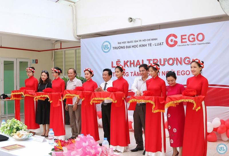 Trường Đại học Kinh tế - Luật khai trương Trung tâm ngoại ngữ EGO tại Ký túc xá khu B ĐHQG TP.HCM