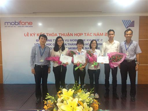 04 sinh viên Trường ĐH Kinh tế - Luật được nhận học bổng Mobifone