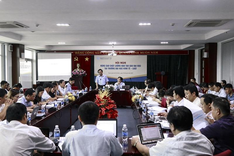 Hội nghị Nâng cao chất lượng đào tạo sau đại học tại Trường Đại học Kinh tế - Luật