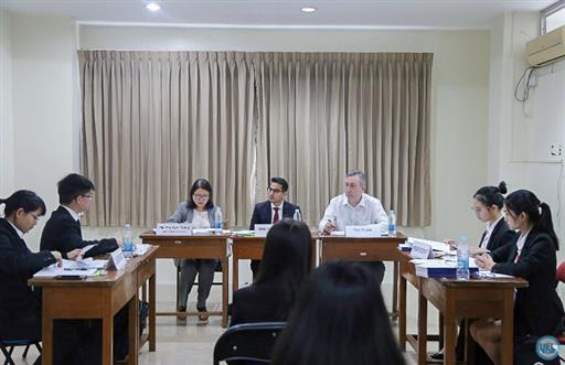 Đội tuyển UEL tham dự Vòng tranh biện cuộc thi ALSA International Moot Court Competition 2018