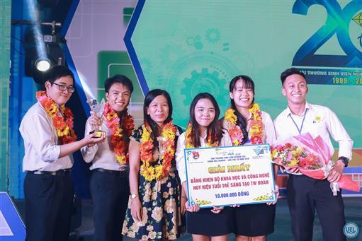 Sinh viên Trường Đại học Kinh tế - Luật đạt giải Nhất Giải thưởng Euréka 2018