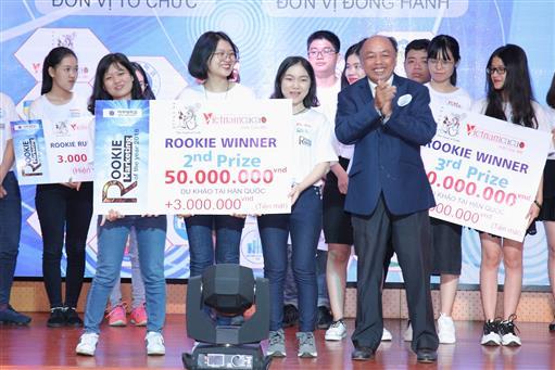 Chúc mừng Đội sinh viên của Trường đạt giải Nhì cuộc thi "Rookie Marketing 2018"