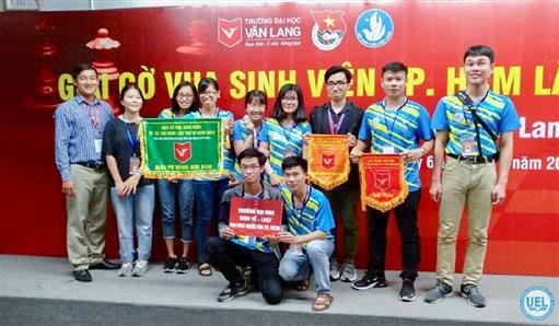 Sinh viên Trường Đại học Kinh tế - Luật đạt thành tích cao tại Giải Cờ vua sinh viên TP.HCM