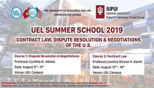 Chiêu sinh khóa học "UEL Summer School 2019"