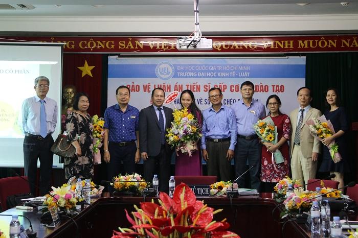 Nghiên cứu sinh Lê Thị Minh bảo vệ thành công luận án tiến sĩ cấp cơ sở đào tạo