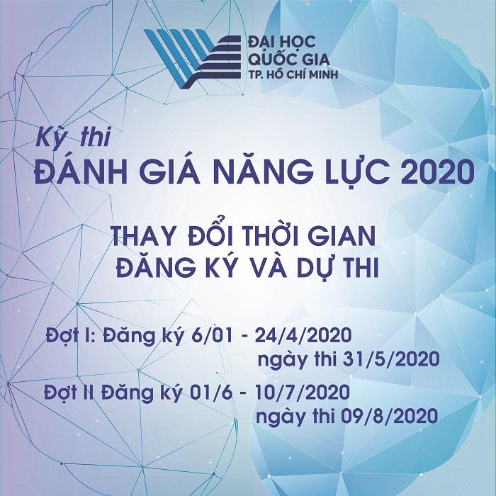 ĐH Quốc gia TP.HCM dời lịch thi đánh giá năng lực