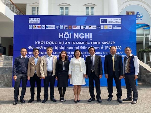 UEL tham dự Hội nghị Khởi động Dự án Arasmus+ CBHE 609879 - Đổi mới quản trị đại học tại Đông Nam Á (PURSEA) và làm việc với Lãnh đạo Tóa án nhân dân tối cao