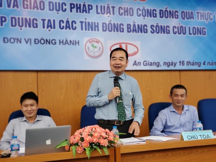 Hội thảo về "Phổ biến và giáo dục pháp luật cho cộng đồng thông qua thực tiễn tại các tỉnh Đồng bằng Sông Cửu Long"