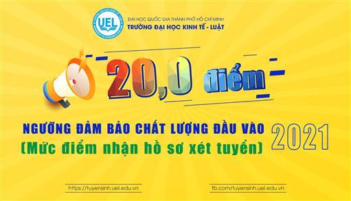 UEL công bố ngưỡng đảm bảo chất lượng đầu vào và phương thức xét tuyển bổ sung