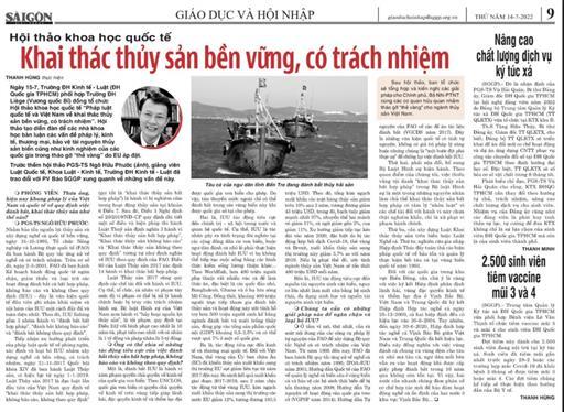 Khai thác thủy sản bền vững, có trách nhiệm