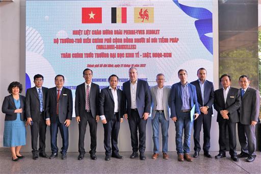 UEL tiếp và làm việc với Bộ trưởng-Thủ hiến Chính phủ Cộng đồng người Bỉ nói tiếng Pháp Wallonie-Bruxelles