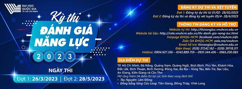 NGÀY 1/2, ĐHQG-HCM MỞ CỔNG ĐĂNG KÝ THI ĐGNL ĐỢT 1