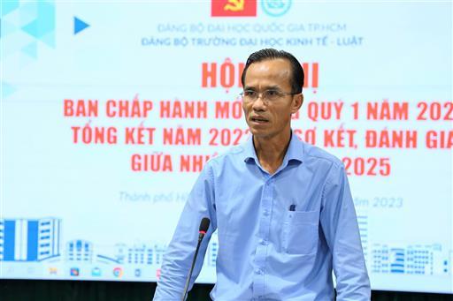 Hội nghị Ban Chấp hành mở rộng và sơ kết, đánh giá giữa nhiệm kỳ 2020-2025 Đảng bộ Trường