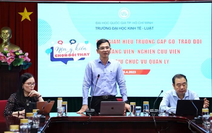 Trường Đại học Kinh tế - Luật tổ chức đối thoại với giảng viên, nghiên cứu viên