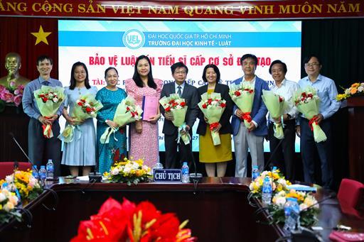 NCS Nguyễn Thanh Huyền bảo vệ thành công luận án tiến sĩ ngành Kinh tế học