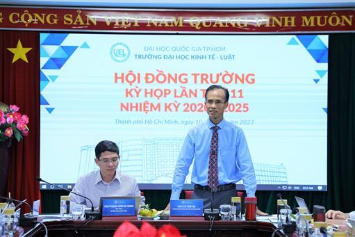 Nhiều nội dung quan trọng được thông qua tại kỳ họp lần thứ 11 Hội đồng Trường
