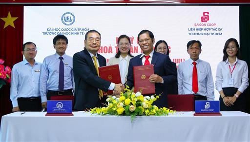 Trường Đại học Kinh tế - Luật và Saigon Co.op ký kết hợp tác