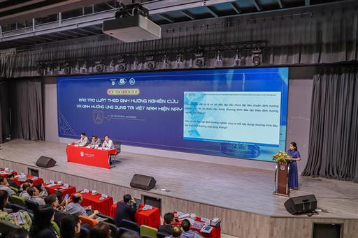 Hội thảo "Đào tạo luật theo định hướng nghiên cứu và định hướng ứng dụng tại Việt Nam hiện nay"