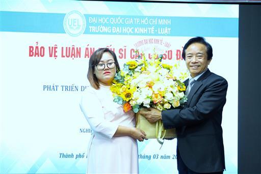 NCS Nguyễn Thái Dung bảo vệ luận án tiến sĩ ngành Kinh tế học