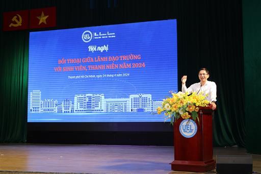 Hội nghị đối thoại giữa lãnh đạo Trường với sinh viên, thanh niên năm 2024