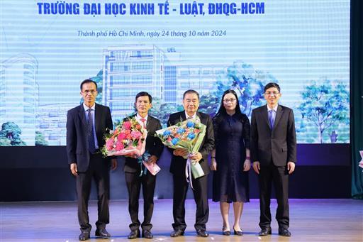 Trường Đại học Kinh tế - Luật, ĐHQG-HCM có 02 Phó Hiệu trưởng được bổ nhiệm lại và bổ nhiệm mới