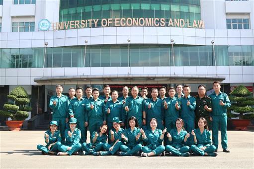 Ban Chỉ huy quân sự UEL 10 năm xây dựng lực lượng vững mạnh và toàn diện